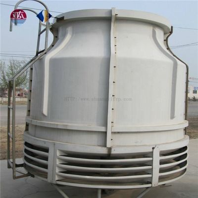 閉ざされたタイプ 逆流冷却塔 丸形自動冷却システム 0.75-30kw