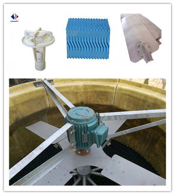 1.1kw-55kw 電圧 380V 水冷却塔 低騒音 耐久性のある建設