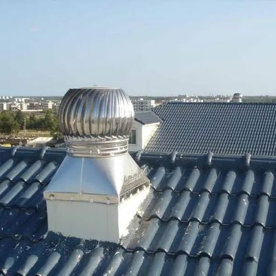 シルバー 自走式 屋根扇風機 ステンレス 鋼 FRP プラスチック 屋根タービン ターボ扇風機