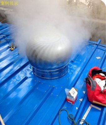 Qingdao 荷込ポート 低コストで電源なしのステンレス鋼屋根扇風機