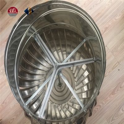 ステンレス鋼の刃 電気なしのホテルのための産業用屋根抽出扇風機